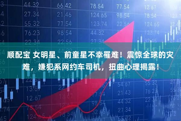 顺配宝 女明星、前童星不幸罹难！震惊全球的灾难，嫌犯系网约车司机，扭曲心理揭露！